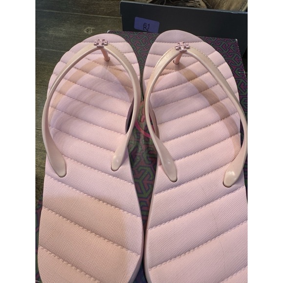 Tory Burch KIRA‎ Flip Flops Petunia Size 11 Store Display Pink main image 1